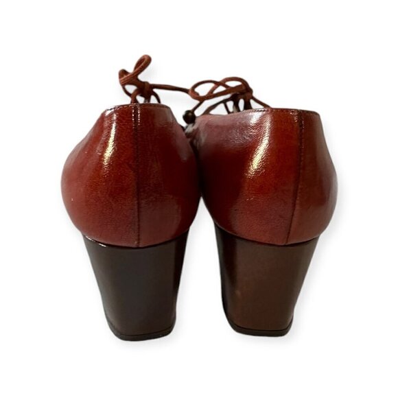 Vintage (Joseph) Larose Mod Spectator Ghillie Brogue Pumps, Size 7 4A (narrow) - Picture 8 of 12